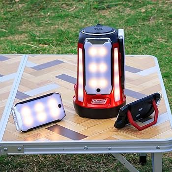 Coleman Quad Multi Panel Lantern Plus (Red) : Amazon.com.au